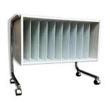 Vintage vinyl storage furniture, circa 1968, made in France