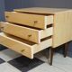 Commode en bois blond années 1960