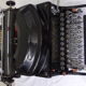 Typewriter, Typewriter Silenta Continental, made in Germany in 1937, Art Deco