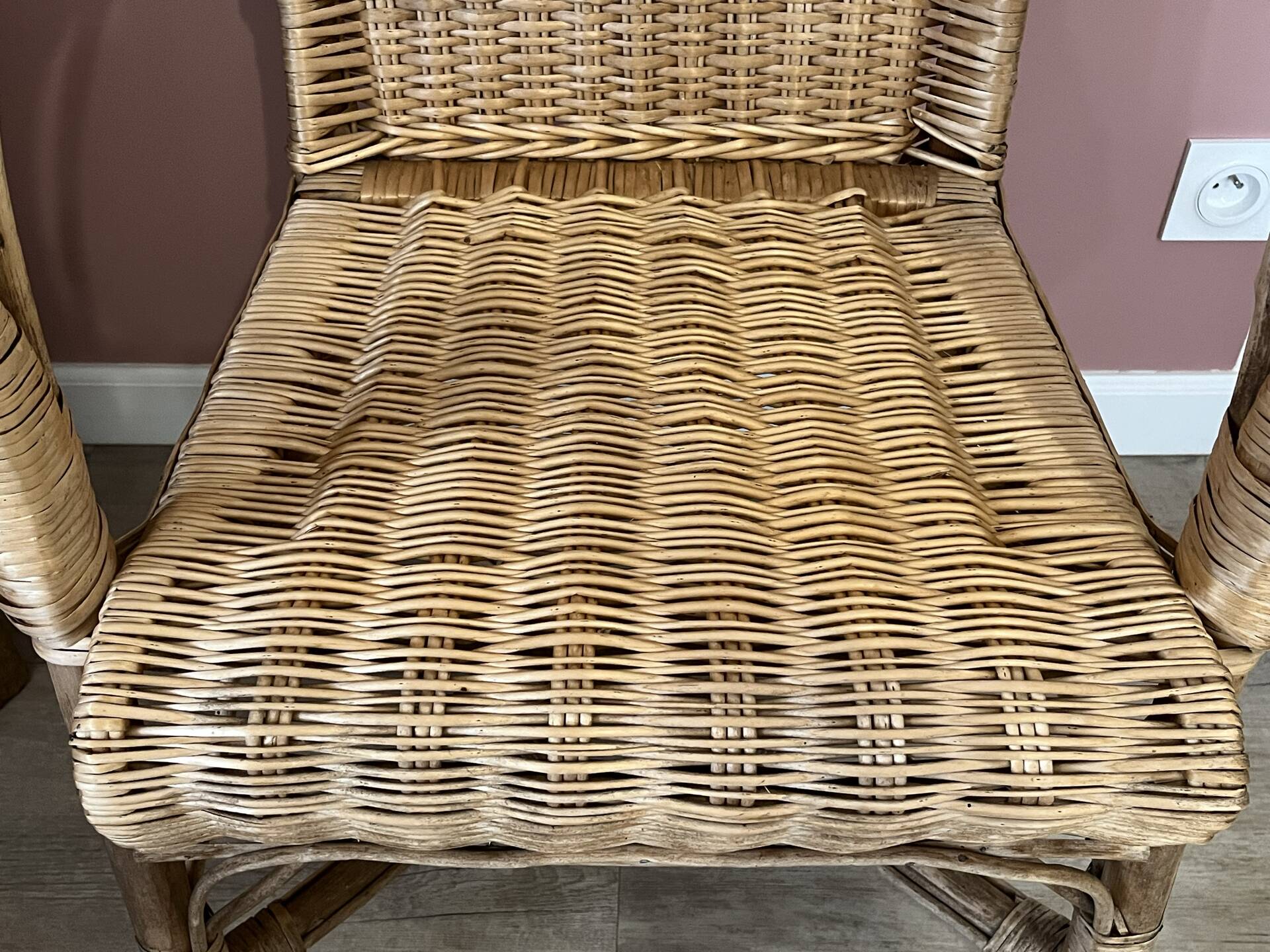 Fauteuil en rotin 