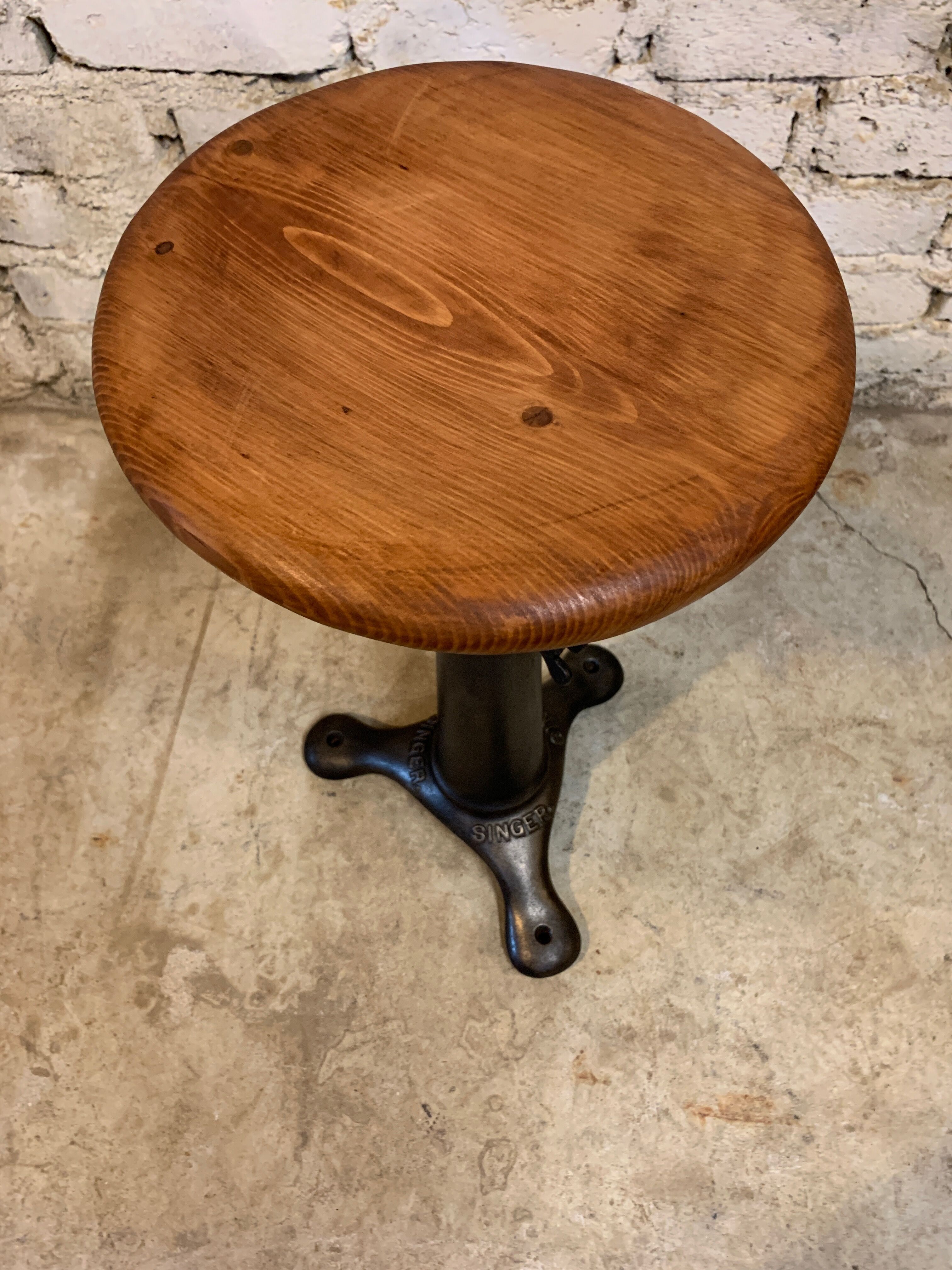 Singer tripod stool from the 1920s