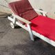 Wooden chaise longue