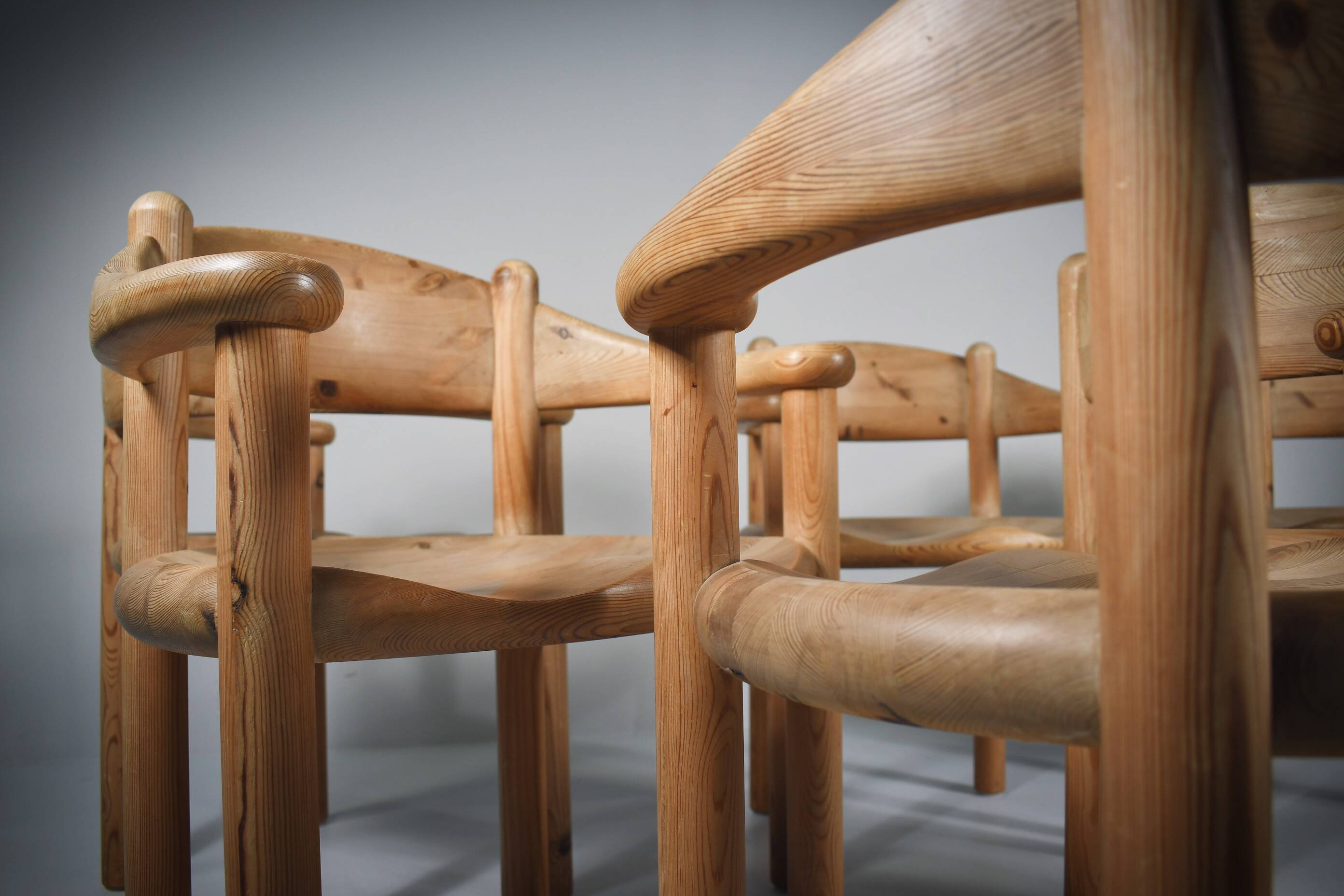 Dining chairs by Rainer Daumiller x 6, 1970s