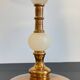 Vintage marble and velvet metal lamp