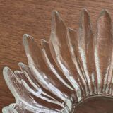 1970s brutalist art glass vessel 'Alaska' by Uno Westerberg for Pukeberg Sweden.