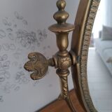 Brass psyche mirror