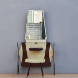 Dressing table or vintage entrance furniture with its 1960s seat