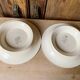 Two old Longwy Bagdad pedestal plates