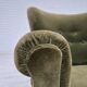 1970s, Danish design, lounge chair, original condition, furniture velour.