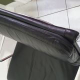 Fauteuil en cuir Softpad design Eames pour Herman Miller, années 70