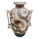 Vase vintage à lave grasse Allemagne de l’Ouest Dumler & Breiden
