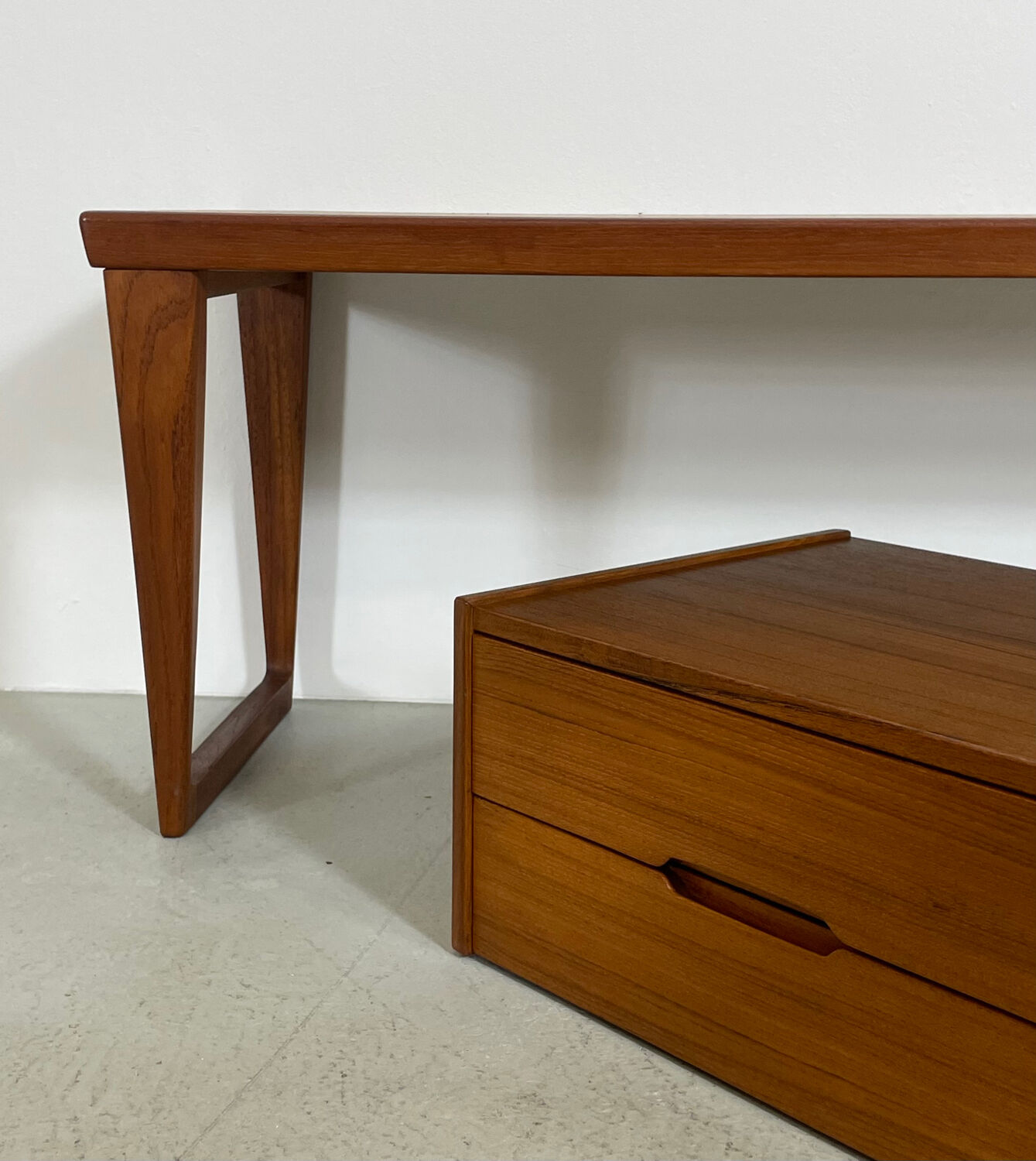 Danish teak hallway set by Kai Kristiansen 1960s