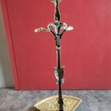 Bronze fireplace set