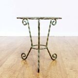 Wrought iron plant holder