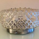 Round ceiling lamp diamond tips vintage 60s-70s
