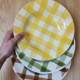 Mismatched vintage hollow plates
