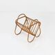 French Vintage fifties rattan magazine rack