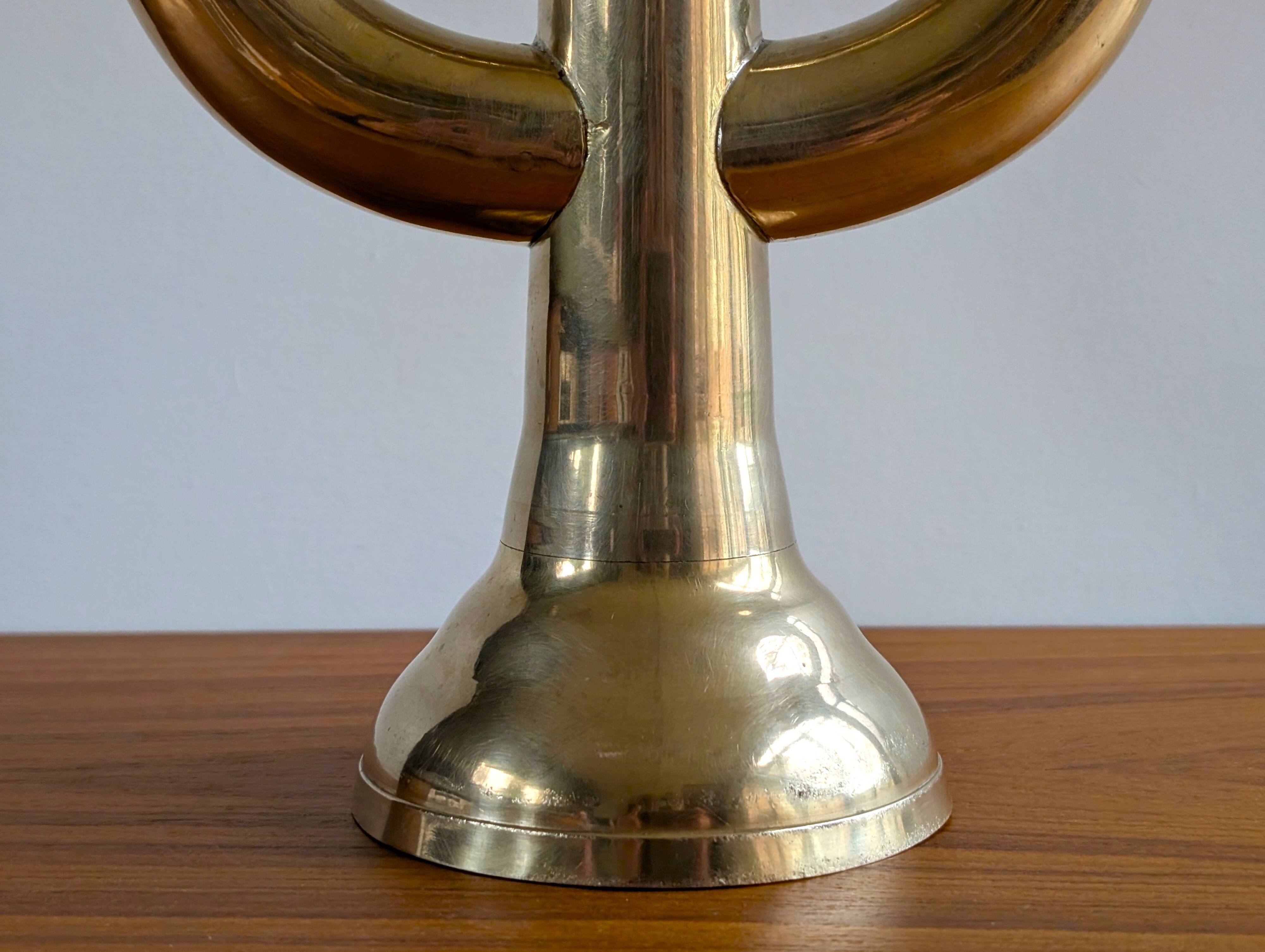 Brass candle holder