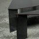 80s steel coffee table