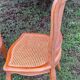 4 chaises cannées style Louis XV années 50