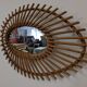 Rattan eye mirror from the 50s/60s