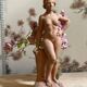Antique Art Deco sculpture signed Delauner – Terracotta – 26 cm