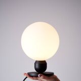 Table lamp atom black structure herstal