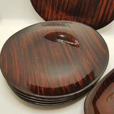 Salins Bahama 6 dessert plates & dish