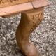 Carved solid Padouk chest of drawers 1950
