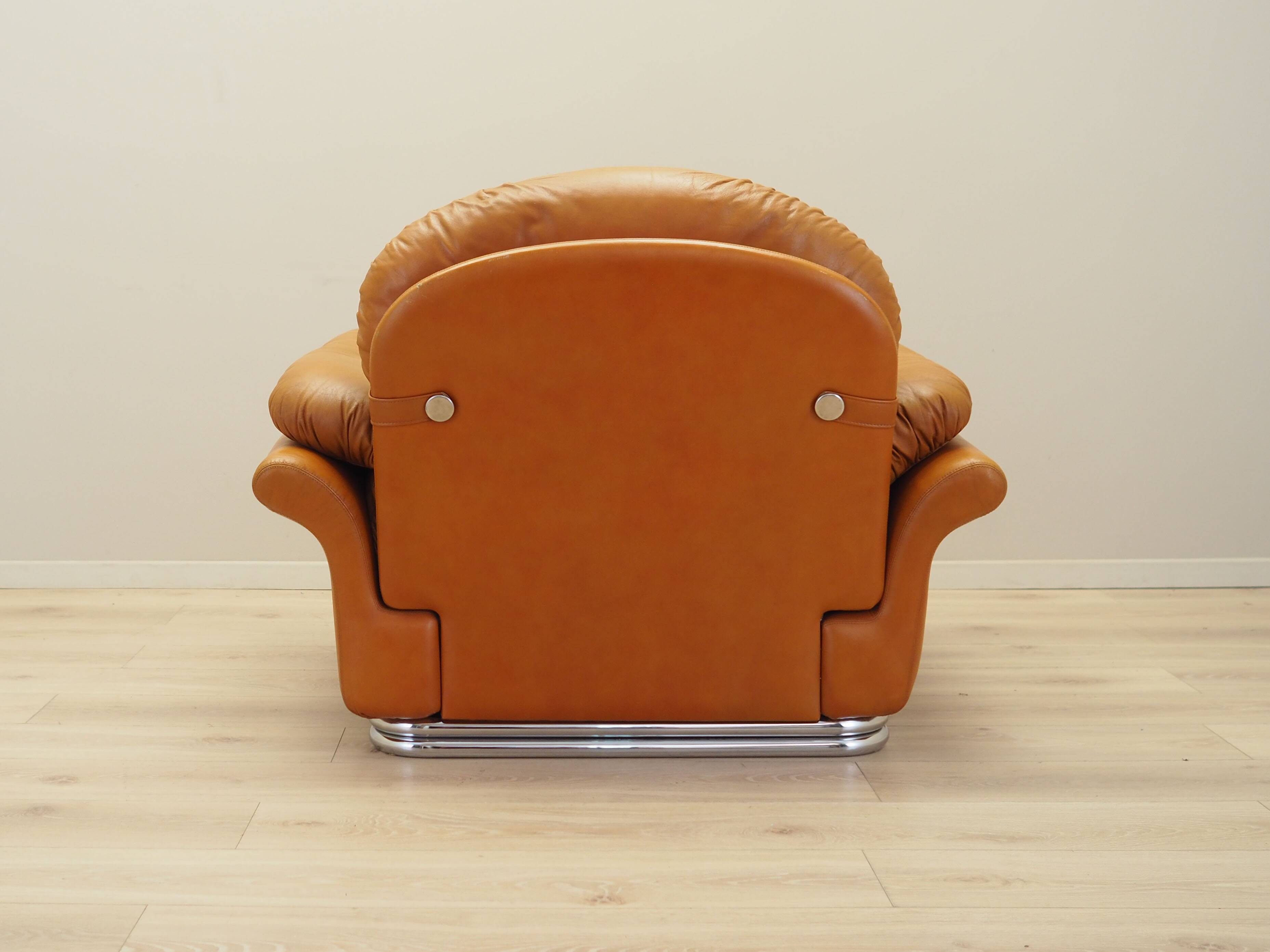 Orange armchair, Space Age design, 1960s, production: Italy