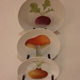 9 plates Le Chambrelain porcelain