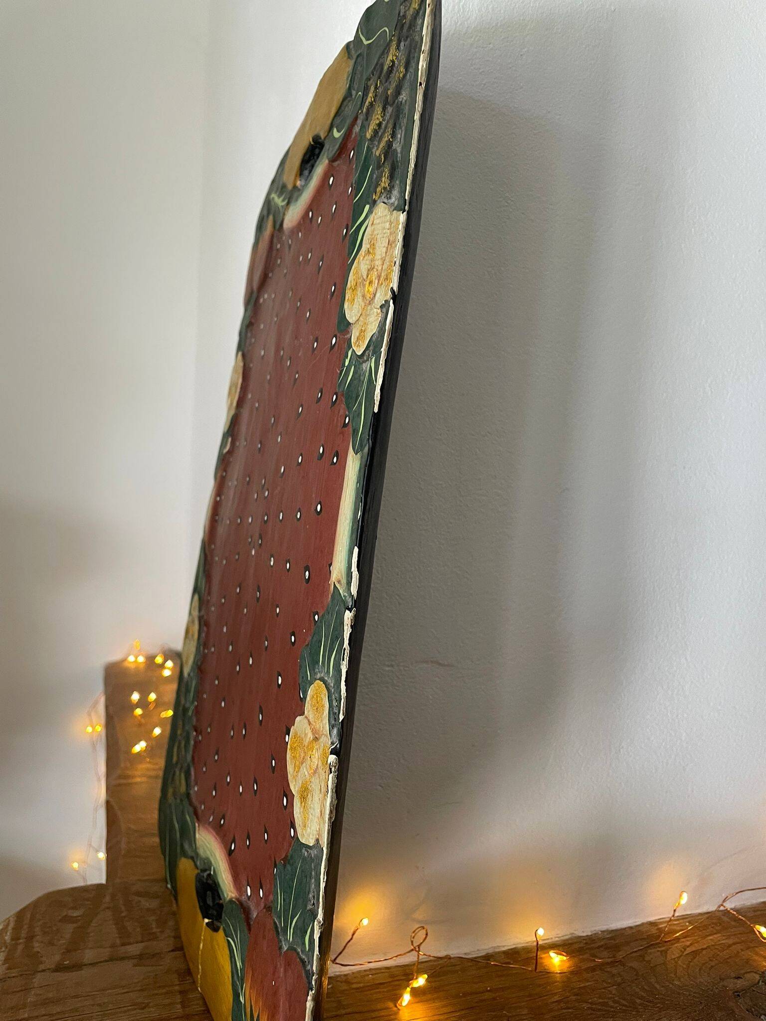 Handcrafted wooden tray