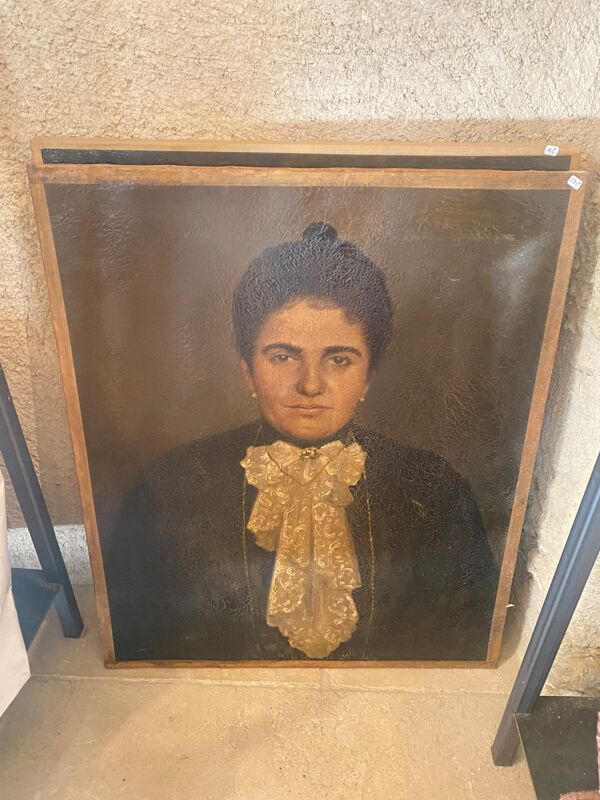 Portrait de femme ancien 1900