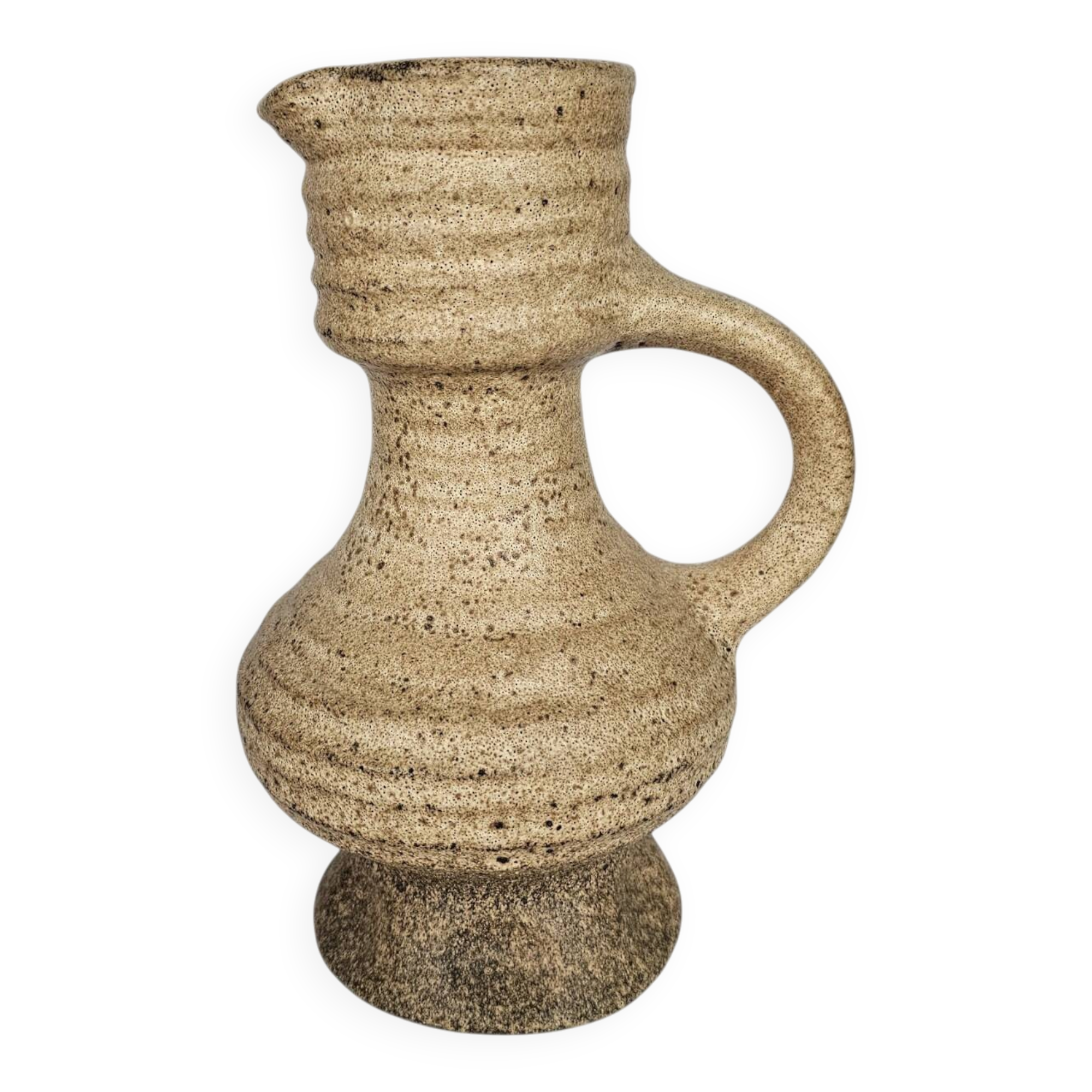 Vest Keramiek – Fat Lava – XL beak pitcher – ceramic vase – 1970s