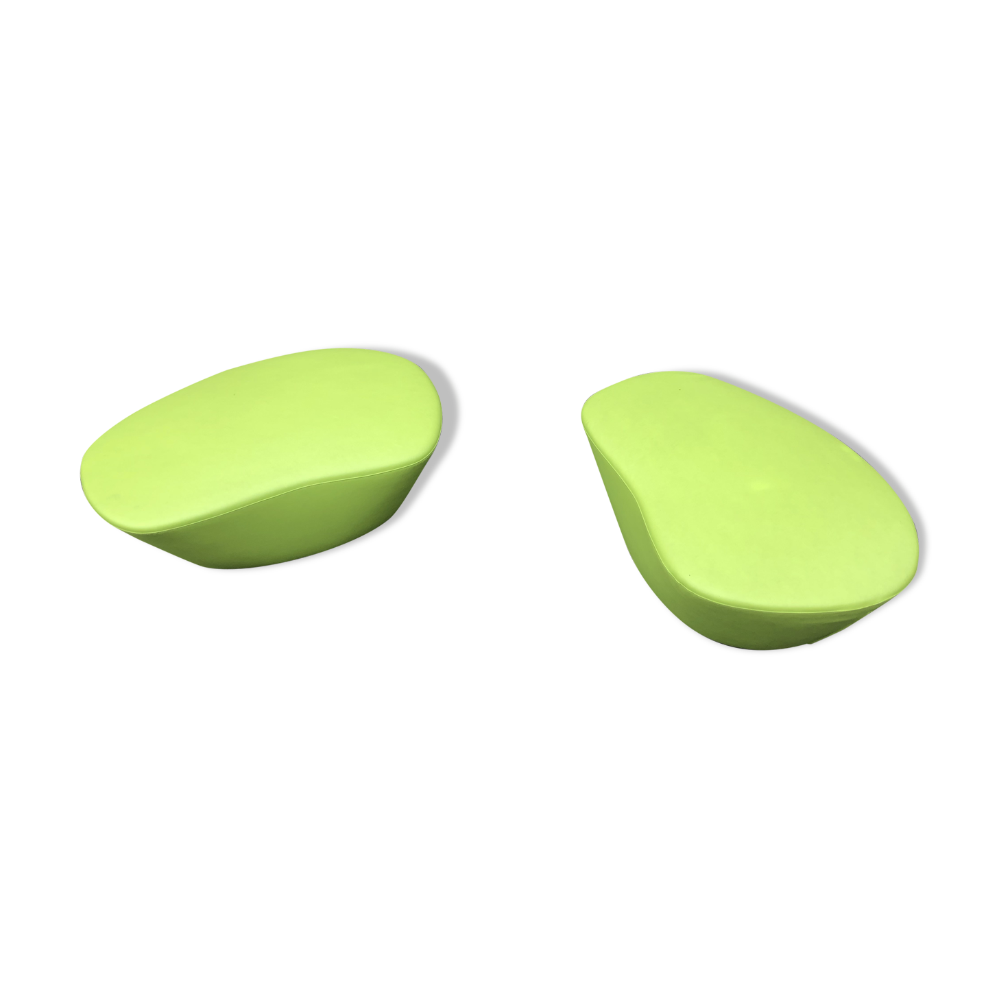 2 Tacchini Green Polar Beanbags