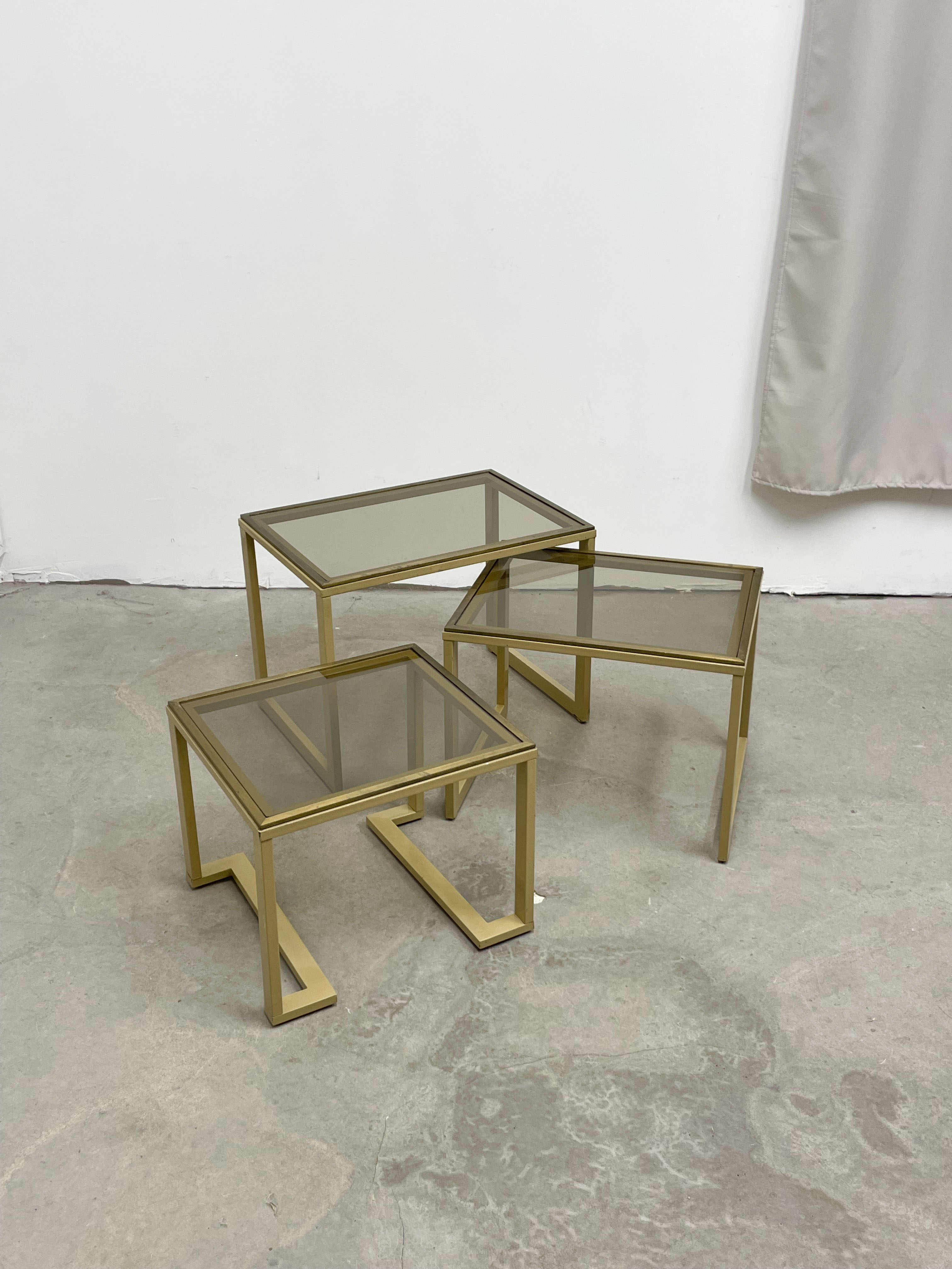 Trio de tables gigognes