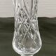 Cut crystal single-stem vase