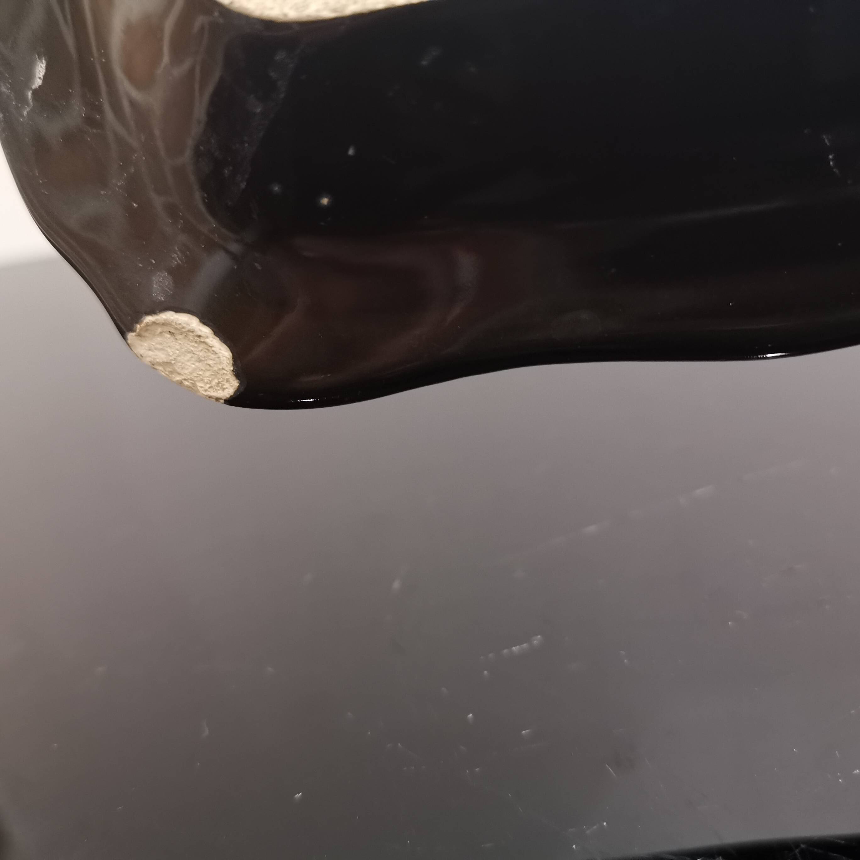 Rectangular art deco dish Longwy Pigalle 1960