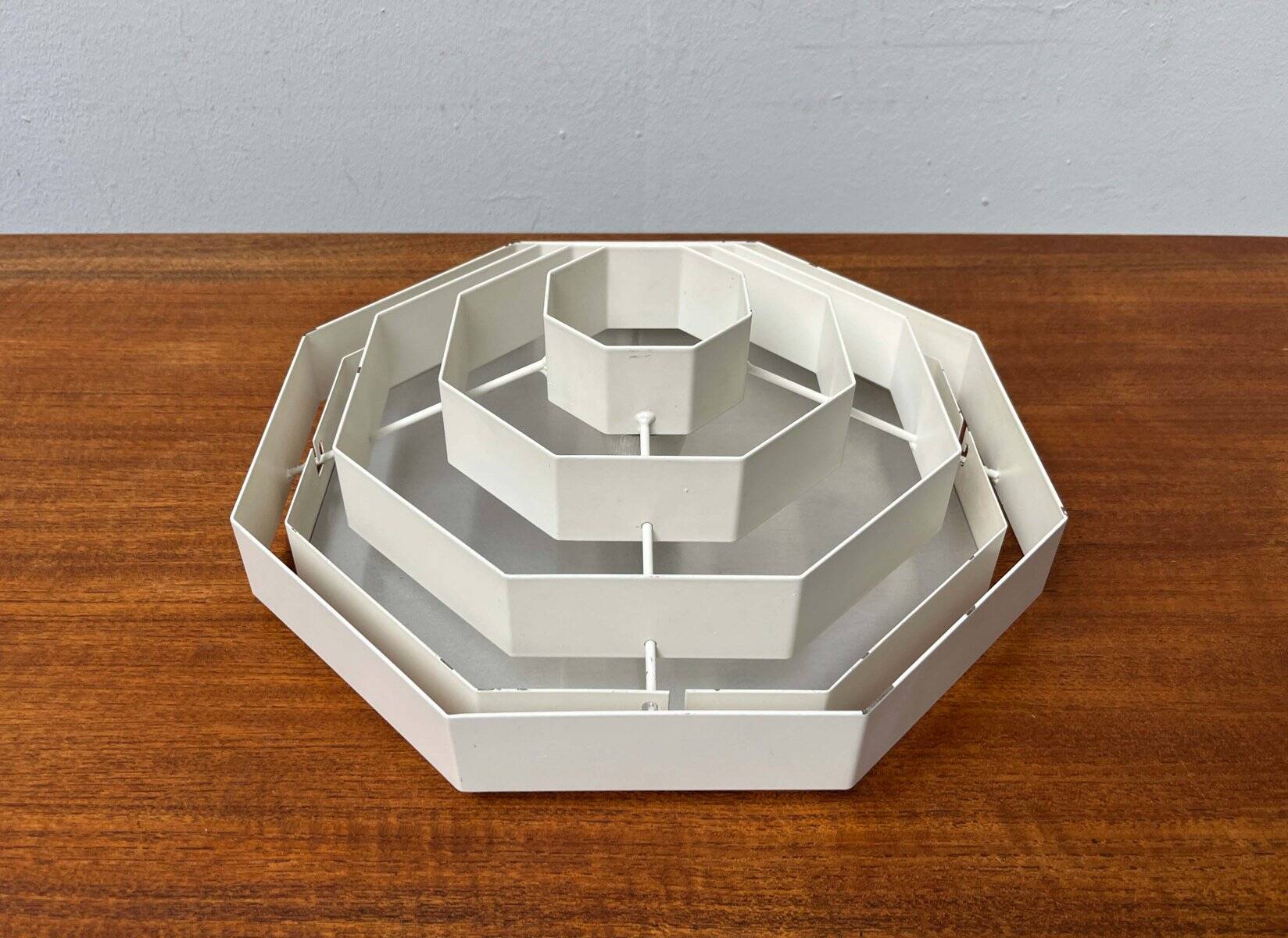 Lampe Plafonnier Octaform Allemande Moderne du Milieu du Siècle par Spectral Leuchten, 1960s