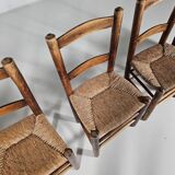 Farmhouse dining chairs, Spain 1970s