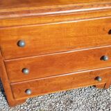 Vintage 3-drawer golden oak chest of drawers from the 50s