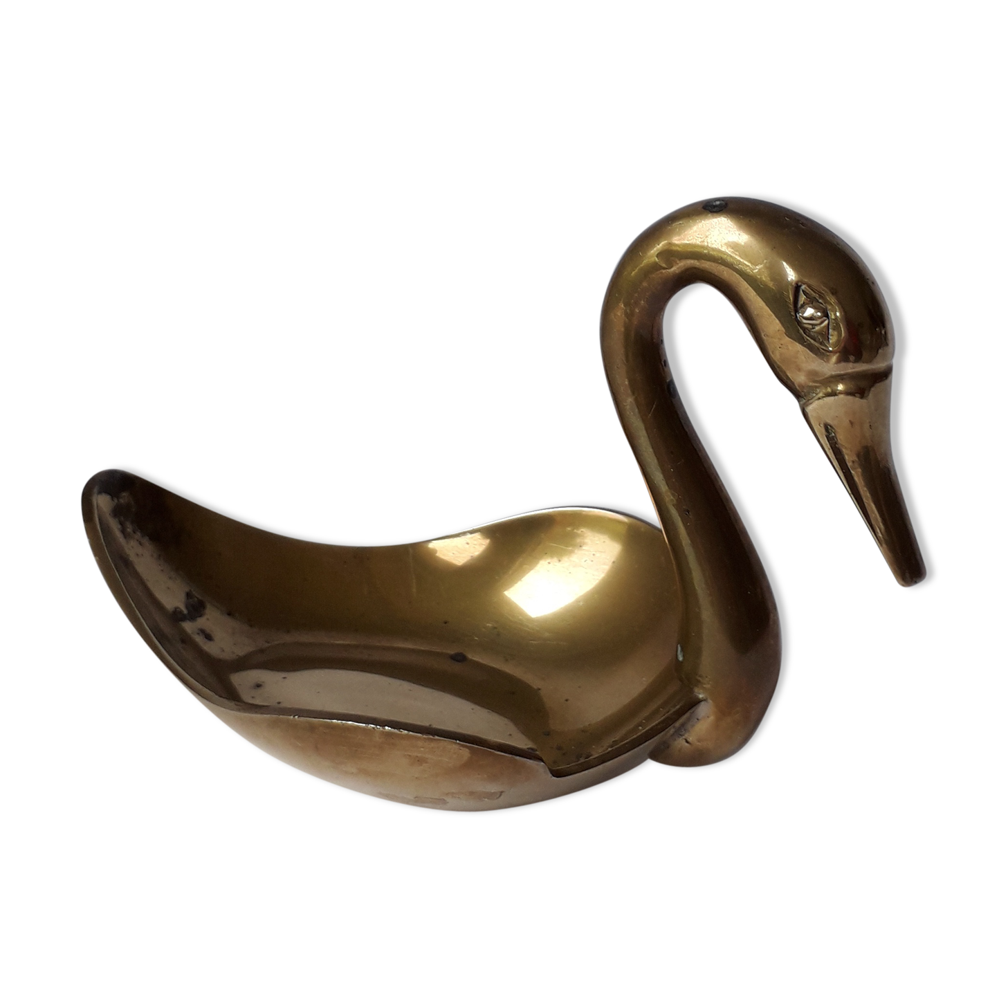 Brass swan