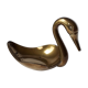 Brass swan