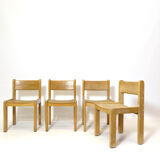 Children's chair all wood, 1960-1970.