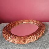 Mini miroir osier