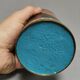 Vase Roll , beautiful enamels Cloisonnés , China Asia . flowers , blue background