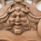 Porte manteau et parapluie en chêne sculpté XX siècle