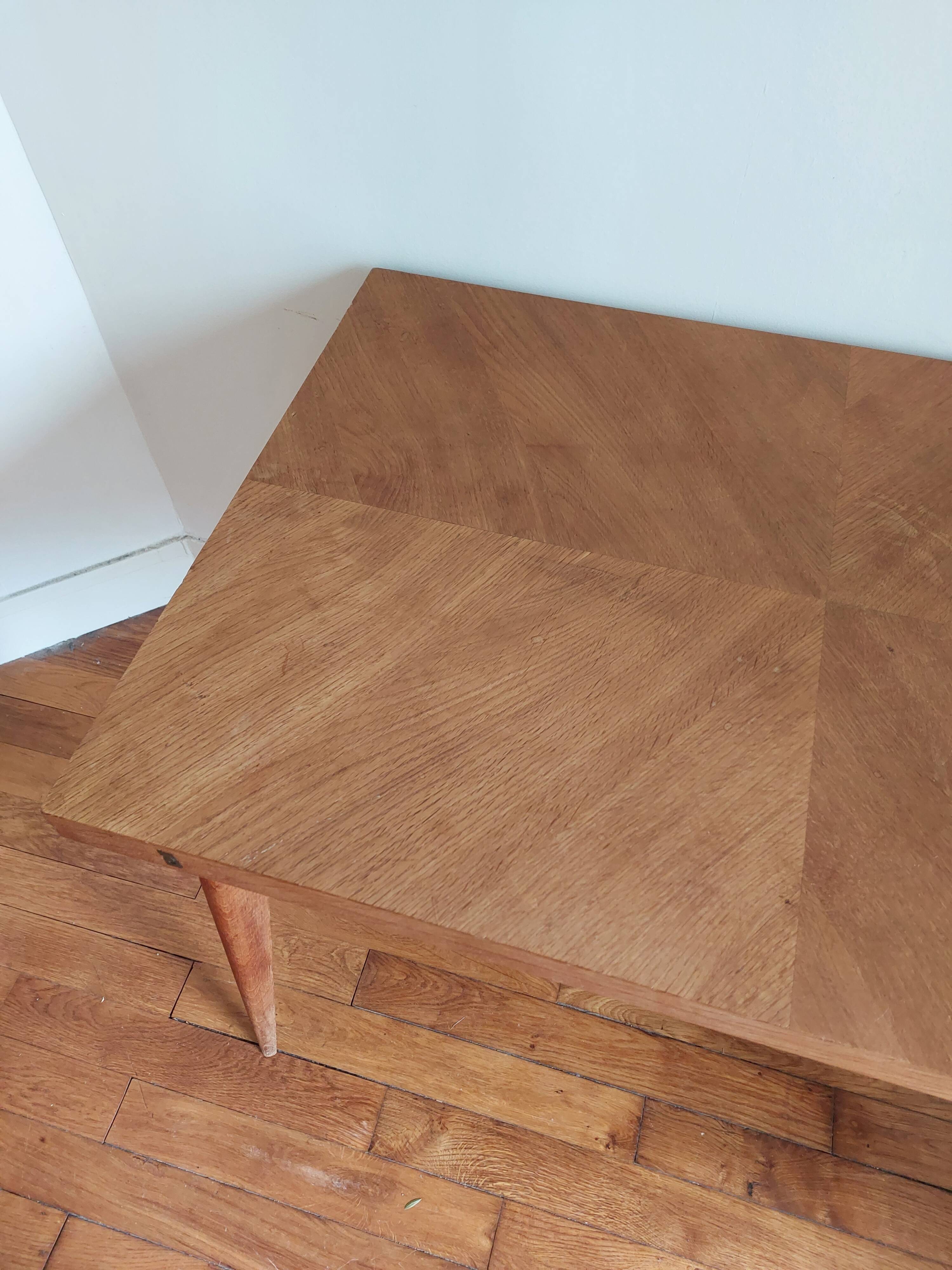 Coffee table feet compass