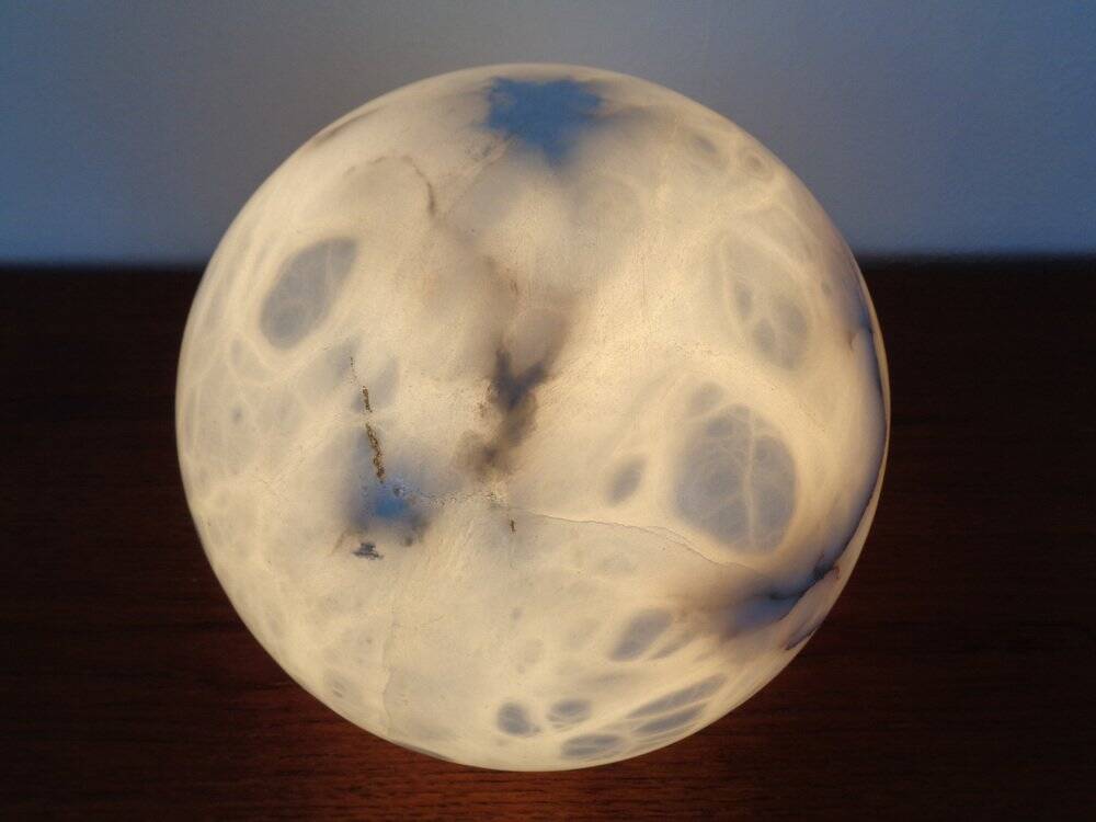 Marble Table Ball Lamp, 1960s