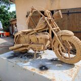 Harley Davidson Wicker Motorcycle by Tom Dixon